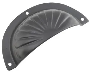 Fluted Drawer Pull - Sheet Brass - Matt Black by Tradco, a Cabinet Hardware for sale on Style Sourcebook