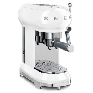 Smeg 50's Retro Style Aesthetic Espresso Coffee Machine ECF01WHAU by Smeg, a Espresso Machines for sale on Style Sourcebook