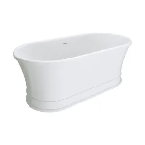 Lillian Freestanding Solid Surface and Acrylic Bath, 1500mm by Fienza, a Solid Surfaces for sale on Style Sourcebook