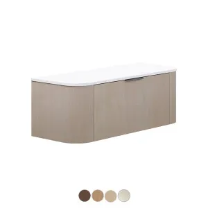 Lena 1200 Single Bowl Wall Hung Double Curve Cabinet by Fienza, a Vanities for sale on Style Sourcebook
