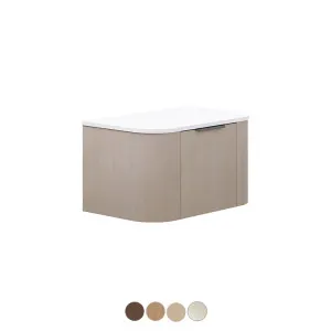 Lena 750 Wall Hung Double Curve Cabinet by Fienza, a Vanities for sale on Style Sourcebook