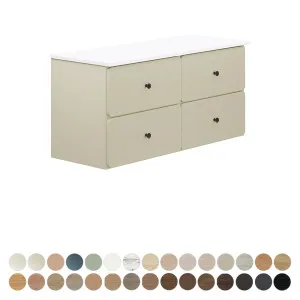Tansy 1200 Double Bowl Wall Hung Cabinet by Fienza, a Vanities for sale on Style Sourcebook