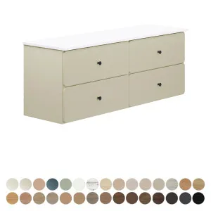 Tansy 1500 Double Bowl Wall Hung Cabinet by Fienza, a Vanities for sale on Style Sourcebook