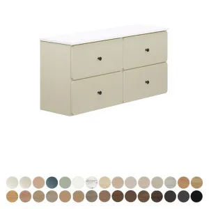 Tansy 1200 Ensuite Double Bowl Wall Hung Cabinet by Fienza, a Vanities for sale on Style Sourcebook