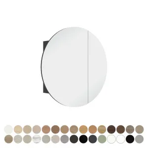 Marlowe Round Mirror Cabinet, 800 x 800mm by Fienza, a Shaving Cabinets for sale on Style Sourcebook