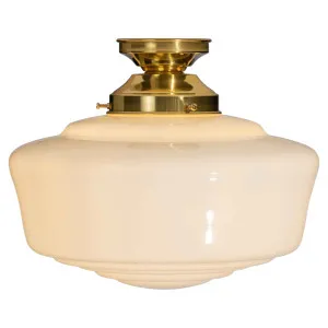 Moulins Opal Gloss Batten Fix, Polished Brass by Lighting Inspirations, a null for sale on Style Sourcebook