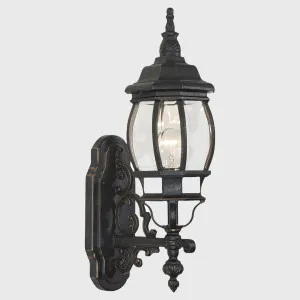 Flinders Small IP44 Outdoor Wall Light, Antique Bronze by Lighting Inspirations, a null for sale on Style Sourcebook