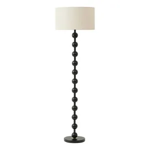 Mayer Floor Lamp 45x153cm in Black / Natural by OZ Design, a Floor Lamps for sale on Style Sourcebook