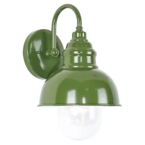 Parkway Small Outdoor Wall Light, Olive Green by Lighting Inspirations, a null for sale on Style Sourcebook
