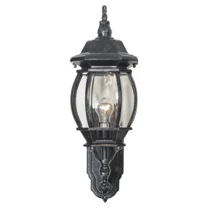 Flinders Medium IP44 Outdoor Wall Light, Antique Black by Lighting Inspirations, a null for sale on Style Sourcebook