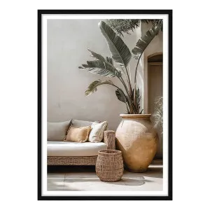 Terracotta Calm Framed Print in 84 x 118cm by OZ Design, a Prints for sale on Style Sourcebook