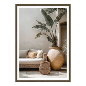 Terracotta Calm Framed Print in 73 x 103cm by OZ Design, a Prints for sale on Style Sourcebook