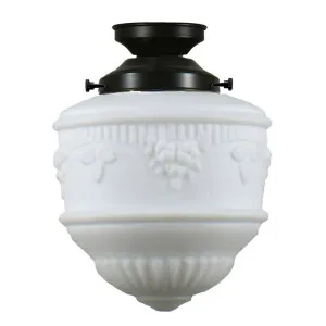 Senator 8'' Opal Matte Batten Fix, Patina by Lighting Inspirations, a null for sale on Style Sourcebook