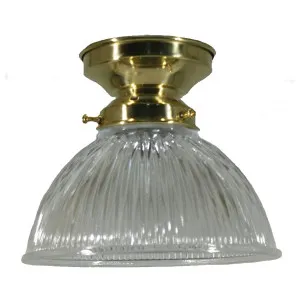 Claredon 6'' Clear Batten Fix, Polished Brass by Lighting Inspirations, a null for sale on Style Sourcebook