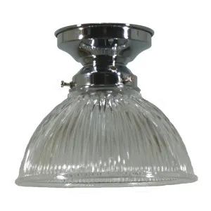 Claredon 6'' Clear Batten Fix, Chrome by Lighting Inspirations, a null for sale on Style Sourcebook