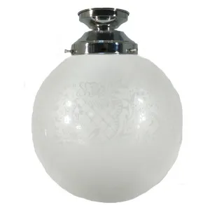 Sheffield 10'' Batten Fix, Chrome by Lighting Inspirations, a null for sale on Style Sourcebook