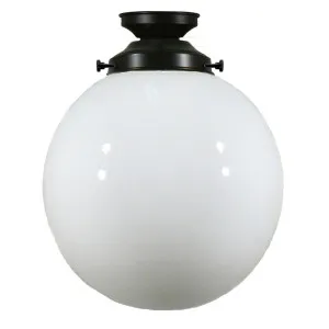 Sphere 10'' Opal Gloss Batten Fix, Patina by Lighting Inspirations, a null for sale on Style Sourcebook