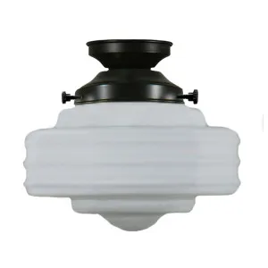Detroit 8'' Opal Matte Batten Fix, Patina by Lighting Inspirations, a null for sale on Style Sourcebook