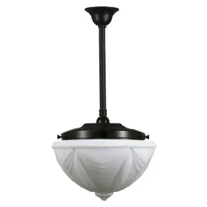 Empire 14'' Opal Matte on Rod Set 3/4'' x 1/2m, Patina by Lighting Inspirations, a null for sale on Style Sourcebook