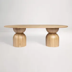 Campana Oval Dining Table, Oak, by Lounge Lovers by Lounge Lovers, a Dining Tables for sale on Style Sourcebook