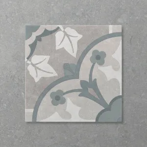 Antica Ivy Glacier (Matt) 200x200 by Sanctuary Makers, a Encaustic Tiles for sale on Style Sourcebook