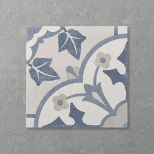 Antica Ivy Lakeshore Bone (Matt) 200x200 by Sanctuary Makers, a Encaustic Tiles for sale on Style Sourcebook