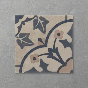 Antica Ivy Storm Clay (Matt) 200x200 by Sanctuary Makers, a Encaustic Tiles for sale on Style Sourcebook