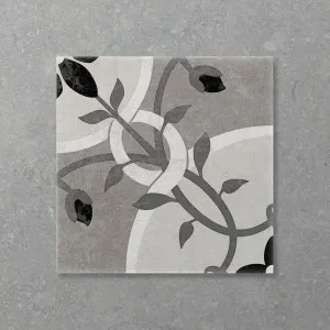 Antica Lush Charcoal (Matt) 200x200 by Sanctuary Makers, a Encaustic Tiles for sale on Style Sourcebook