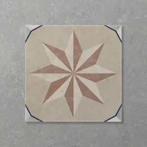 Antica Marina Navy Terra Clay (Matt) 200x200 by Sanctuary Makers, a Encaustic Tiles for sale on Style Sourcebook