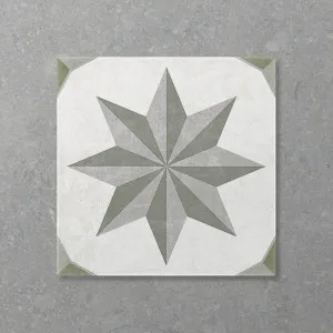 Antica Marina Tundra Bone (Matt) 200x200 by Sanctuary Makers, a Encaustic Tiles for sale on Style Sourcebook