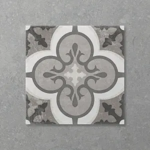 Antica Odette Shadow (Matt) 200x200 by Sanctuary Makers, a Encaustic Tiles for sale on Style Sourcebook