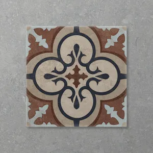 Antica Odette Panama Mahogany (Matt) 200x200 by Sanctuary Makers, a Encaustic Tiles for sale on Style Sourcebook