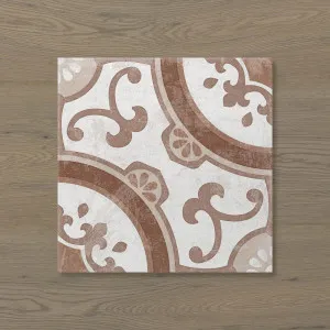 Antica Palazzo Brick Mist (Matt) 200x200 by Sanctuary Makers, a Encaustic Tiles for sale on Style Sourcebook