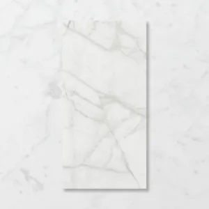 Aphrodite Statuario Charmaine (Satin) 300x600 by Sanctuary Makers, a Stone Look Tiles for sale on Style Sourcebook