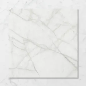 Aphrodite Statuario Charmaine (Satin) 600x600 by Sanctuary Makers, a Stone Look Tiles for sale on Style Sourcebook