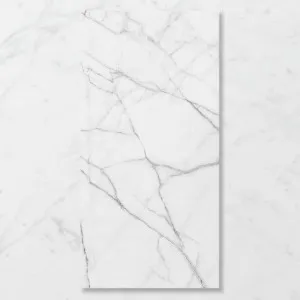 Aphrodite Statuario Tide (Matt) 1200x600 by Sanctuary Makers, a Stone Look Tiles for sale on Style Sourcebook