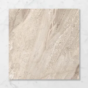 Pietra Adonis Warm Cashew (Satin) 600x600 by Sanctuary Makers, a Stone Look Tiles for sale on Style Sourcebook