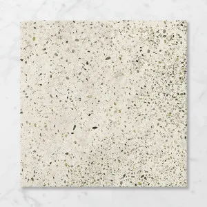 Terra Drift Green Olive (Satin) 600x600 by Sanctuary Makers, a Terrazzo Look Tiles for sale on Style Sourcebook
