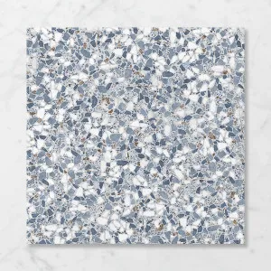 Terra Foray Blue Heaven (Matt) 600x600 by Sanctuary Makers, a Terrazzo Look Tiles for sale on Style Sourcebook