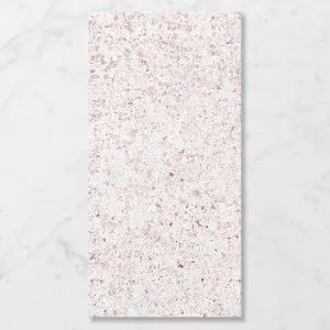 Terra Foray Strawberry Swirl (Satin) 1200x600 by Sanctuary Makers, a Terrazzo Look Tiles for sale on Style Sourcebook
