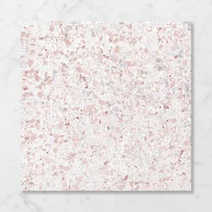 Terra Foray Strawberry Swirl (Matt) 600x600 by Sanctuary Makers, a Terrazzo Look Tiles for sale on Style Sourcebook