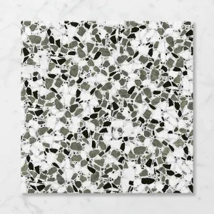Terra Kosmo Deep Olive (Matt) 300x600 by Sanctuary Makers, a Terrazzo Look Tiles for sale on Style Sourcebook