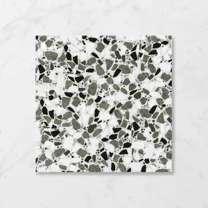 Terra Kosmo Deep Olive (Satin) 450x450 by Sanctuary Makers, a Terrazzo Look Tiles for sale on Style Sourcebook