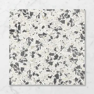 Terra Kosmo Zebra (Matt) 600x600 by Sanctuary Makers, a Terrazzo Look Tiles for sale on Style Sourcebook