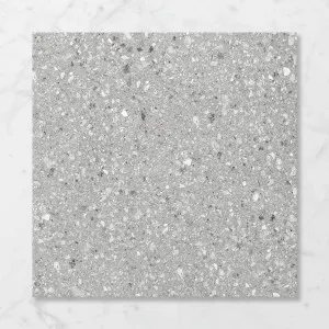 Terra Lusso Steel (Satin) 300x600 by Sanctuary Makers, a Terrazzo Look Tiles for sale on Style Sourcebook