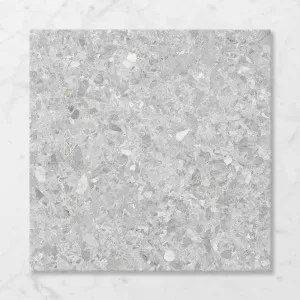 Terra Palacio Ashen (Satin) 600x600 by Sanctuary Makers, a Terrazzo Look Tiles for sale on Style Sourcebook