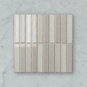 Zen Fingers (150x25) Kiri (Gloss) 300x300 by Sanctuary Makers, a Mosaic Tiles for sale on Style Sourcebook