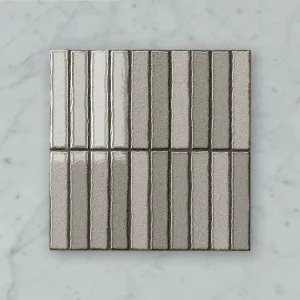 Zen Fingers (150x25) Okami (Gloss) 300x300 by Sanctuary Makers, a Mosaic Tiles for sale on Style Sourcebook
