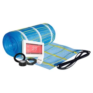 Thermogroup Thermonet In Screed and Bathroom 6m2 1200W Underfloor Heating Kit with Dual Thermostat 112012TD by Thermogroup, a Heaters for sale on Style Sourcebook