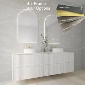 Matte Black, 900mm x 550mm by Luxe Mirrors, a Vanity Mirrors for sale on Style Sourcebook